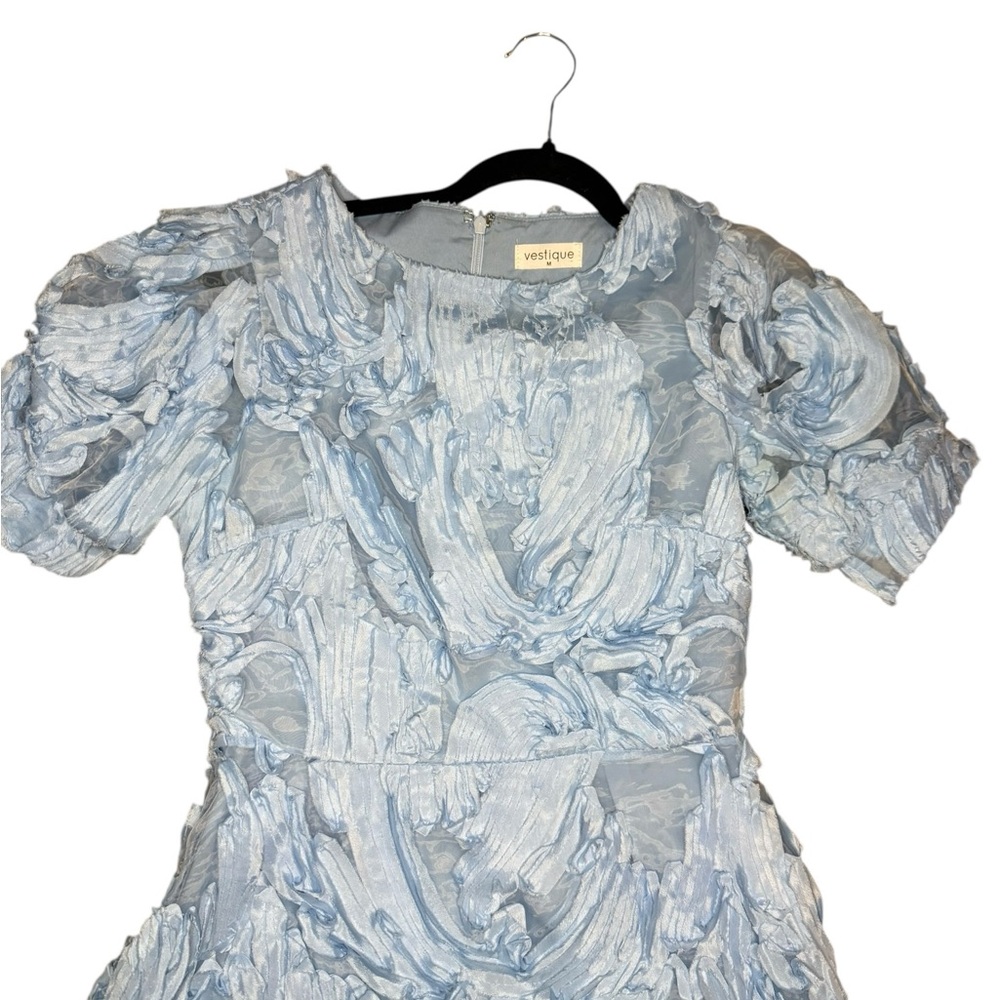 Vestique Light Blue Midi Dress - Picture 5 of 8